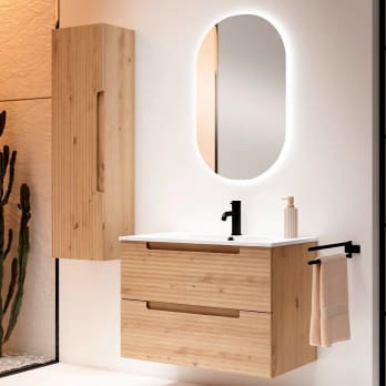 Conjunto mueble de baño de Viso Kyoto japandi