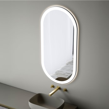Espejo de baño con luz LED Bruntec Zenit