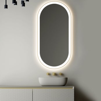 Espejo de baño con luz LED Bruntec Zenit