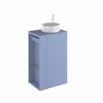 Mueble de baño Royo Bassi con encimera de madera  fondo reducido