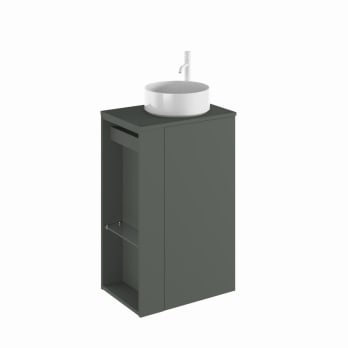 Mueble de baño Royo Bassi con encimera de madera  fondo reducido