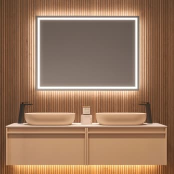 Espejo de baño con lud LED Ledimex Francia