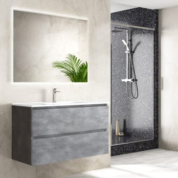 Conjunto mueble de baño moderno Bruntec Roma