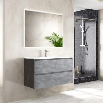 Conjunto mueble de baño moderno Bruntec Roma