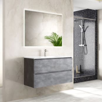 Conjunto mueble de baño moderno Bruntec Roma