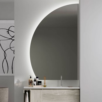 Espejo de baño con luz LED Bruntec Ciro