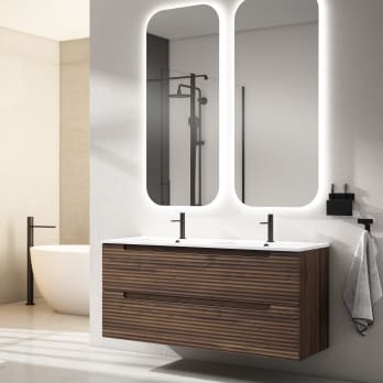Conjunto mueble de baño de Visobath Kyoto japandi