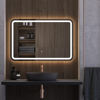 Espejo de baño con luz LED Eurobath Sicilia