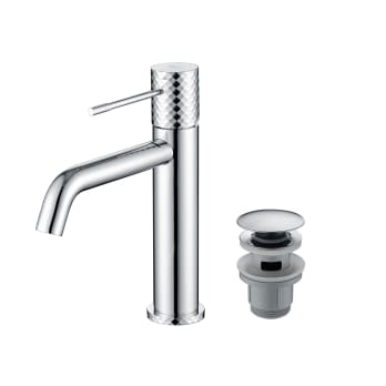 Pack Grifo de lavabo Imex Génova + Válvula click-clack