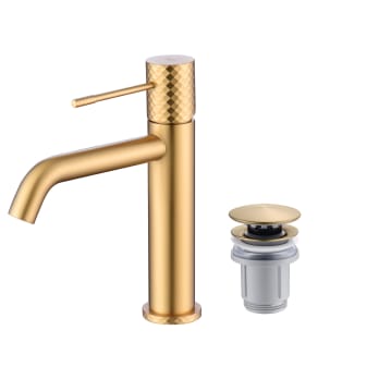 Pack Grifo de lavabo Imex Génova + Válvula click-clack