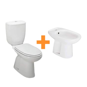 Pack inodoro + bidé Unisan Sanindusa Benissa