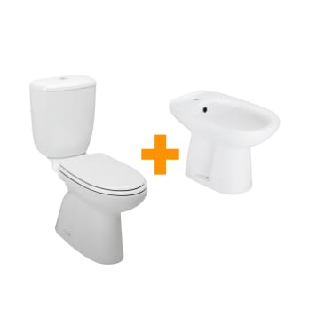Pack inodoro + bidé Unisan Sanindusa Benissa
