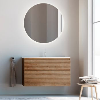 Conjunto de mueble de baño de Palilleria Horizontal Bruntec Alpes 1