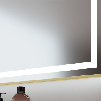 Espejo de baño con luz LED Bruntec Rua