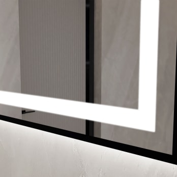 Espejo de baño con luz LED Bruntec Rua