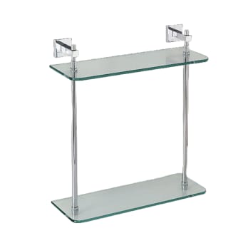 Repisa de baño doble Bruntec