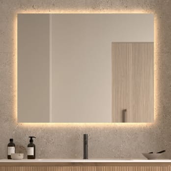 Espejo de baño con luz LED Bruntec Dune