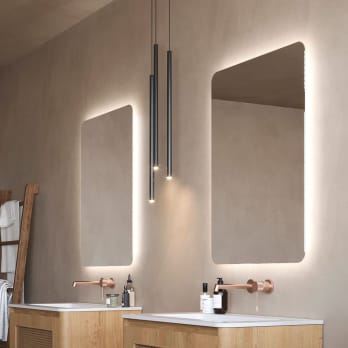 Espejo de baño con luz LED Ledimex Dinamarca