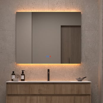 Espejo de baño con luz LED Bruntec Casiopea