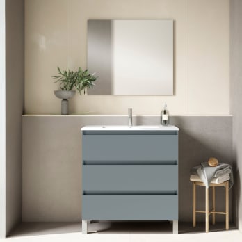 Mueble de baño fondo reducido 39.5 cm Viso Box