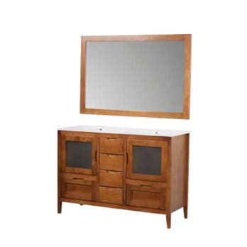 Conjunto mueble de baño rústico Bruntec Timor
