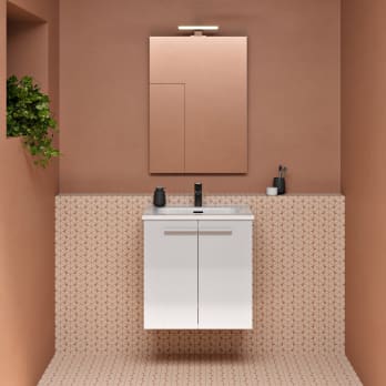 Conjunto completo mueble de baño fondo reducido 35 cm Royo Street