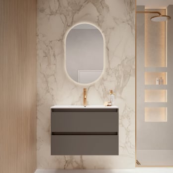 Mueble de baño fondo reducido 39.5 cm de Viso Nido