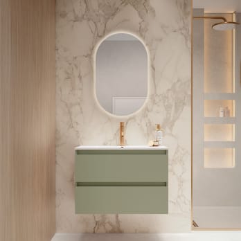 Mueble de baño fondo reducido 39.5 cm de Viso Nido