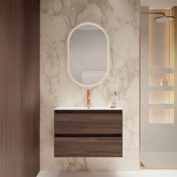 Mueble de baño fondo reducido 39.5 cm de Viso Nido