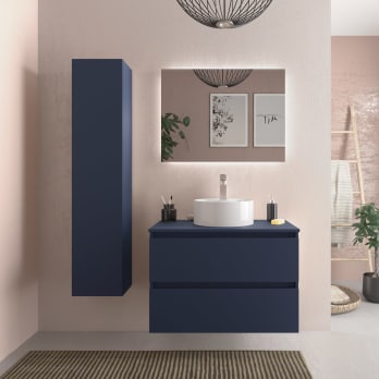 Mueble de baño para lavabo sobre encimera Salgar Bequia nórdico
