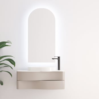 Espejo arco con luz LED Bruntec Lama