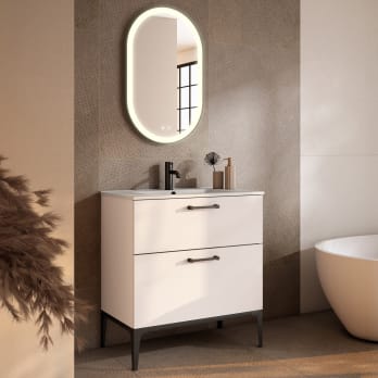 Conjunto mueble de baño con banquillo Viso Verso