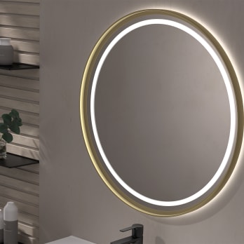 Espejo de baño con luz LED Eurobath Caicos