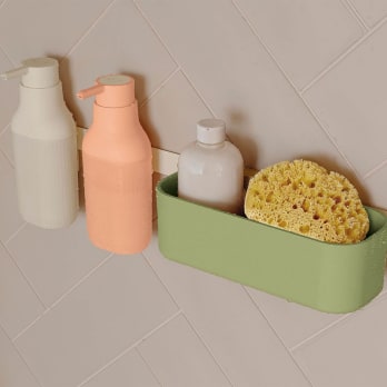 Set modular para ducha con dosificador y guía a pared de Cosmic Alife