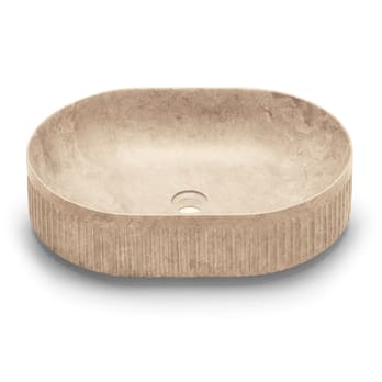 Lavabo sobre encimera Bathco Striae oval