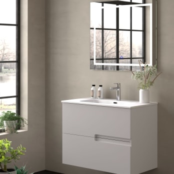 Conjunto mueble de baño Bruntec Lia colores