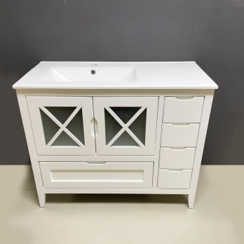 Conjunto mueble de baño rústico Bruntec Kai