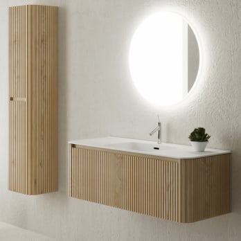 Conjunto de mueble de baño de madera maciza Bruntec Baviera