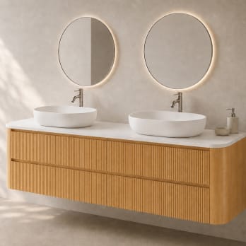 Mueble de baño con encimera Solid Surface Bruntec Duna
