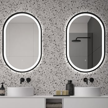Espejo de baño con luz LED Eurobath Boracay