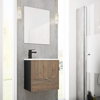 Conjunto mueble de baño fondo reducido 35 cm Campoaras Petit