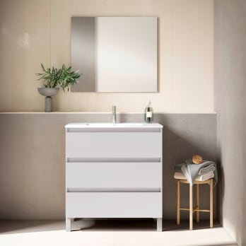 Conjunto mueble de baño fondo reducido 40 cm Viso Nido