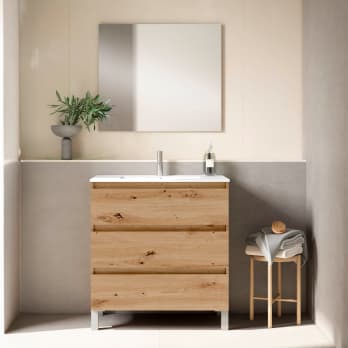 Conjunto mueble de baño fondo reducido 40 cm Viso Nido