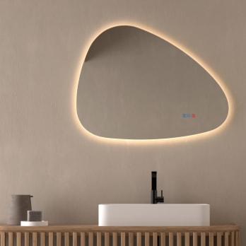 Espejo de baño con luz LED Bruntec Trion