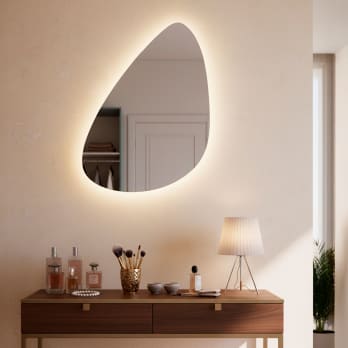Espejo de baño con luz LED Bruntec Trion