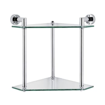 Repisa de baño doble Bruntec