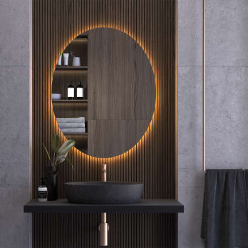 Espejo de baño con luz LED de Eurobath, Irlanda
