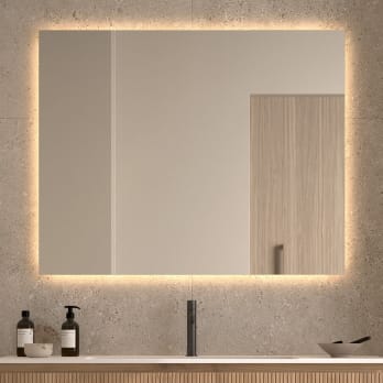 Espejo de baño con luz LED Bruntec Dune