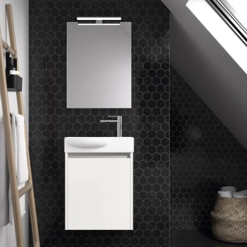 Conjunto mueble de baño fondo reducido 25 cm Ávila Dos Slim