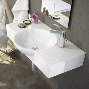 Lavabo suspendido fondo reducido Art and Bath Bemus